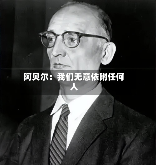 阿贝尔：我们无意依附任何人-第3张图片
