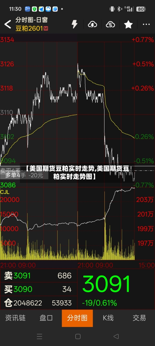 【美国期货豆粕实时走势,美国期货豆粕实时走势图】