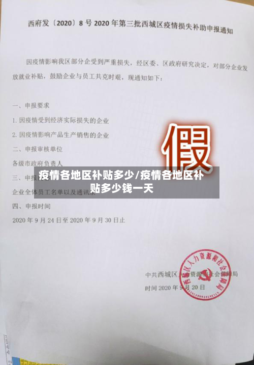 疫情各地区补贴多少/疫情各地区补贴多少钱一天-第3张图片