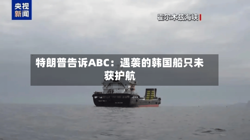 特朗普告诉ABC：遇袭的韩国船只未获护航