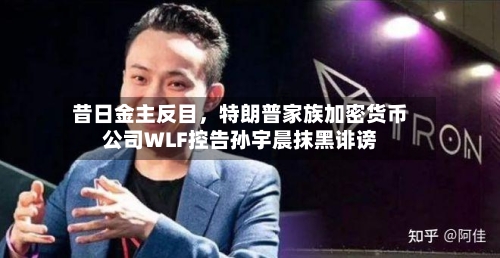 昔日金主反目，特朗普家族加密货币公司WLF控告孙宇晨抹黑诽谤-第2张图片