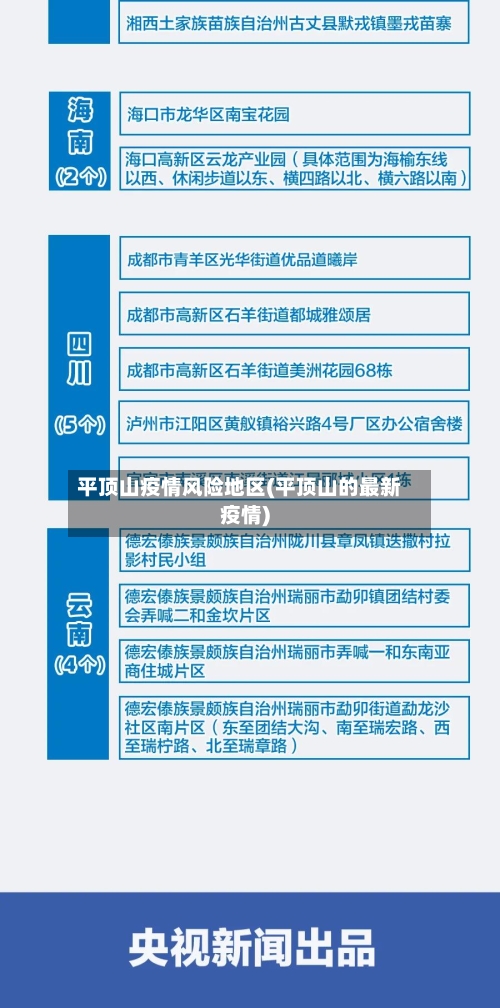 平顶山疫情风险地区(平顶山的最新疫情)