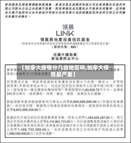 【加拿大疫情分几级地区吗,加拿大疫情最严重】-第2张图片