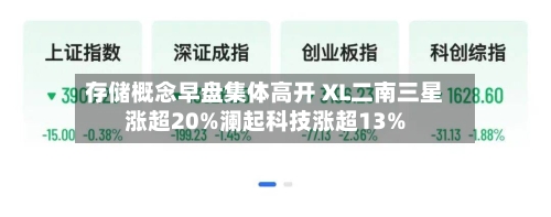 存储概念早盘集体高开 XL二南三星涨超20%澜起科技涨超13%
