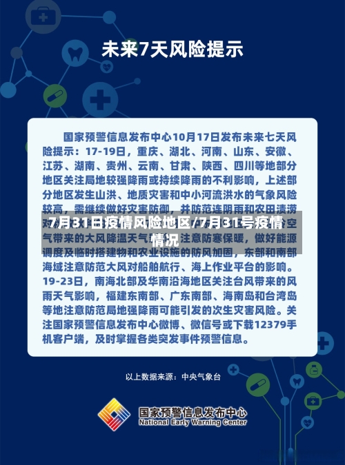 7月31日疫情风险地区/7月31号疫情情况-第2张图片