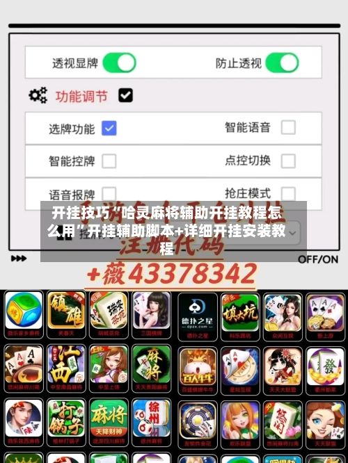 开挂技巧“哈灵麻将辅助开挂教程怎么用	”开挂辅助脚本+详细开挂安装教程-第3张图片
