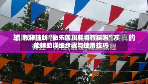 教程辅助“微乐四川麻将有挂吗”万能辅助详细步骤与使用技巧-第2张图片