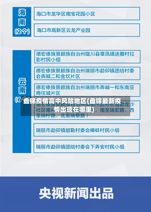 盘锦疫情高中风险地区(盘锦最新疫情出现在哪里)-第2张图片