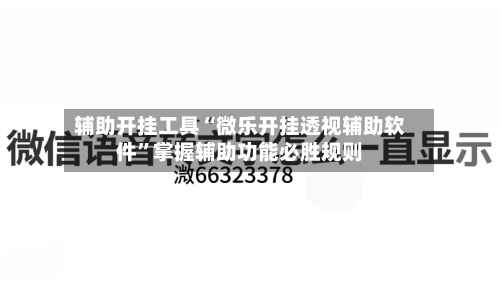 辅助开挂工具“微乐开挂透视辅助软件”掌握辅助功能必胜规则