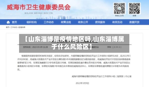 【山东淄博是疫情地区吗,山东淄博属于什么风险区】