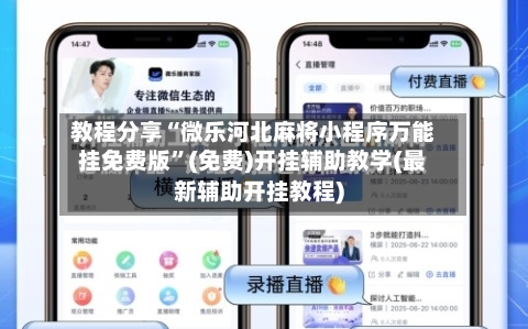 教程分享“微乐河北麻将小程序万能挂免费版”(免费)开挂辅助教学(最新辅助开挂教程)