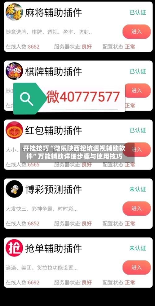 开挂技巧“微乐陕西挖坑透视辅助软件”万能辅助详细步骤与使用技巧