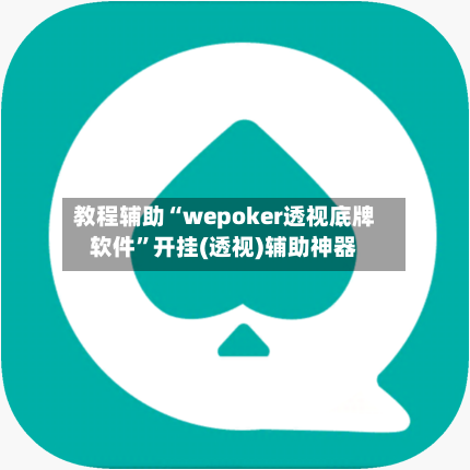 教程辅助“wepoker透视底牌软件”开挂(透视)辅助神器-第2张图片
