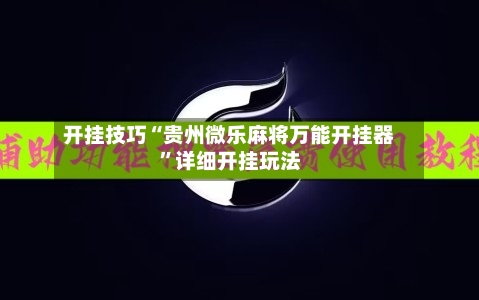 开挂技巧“贵州微乐麻将万能开挂器”详细开挂玩法