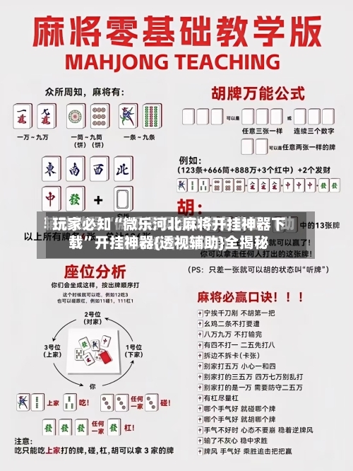 玩家必知“微乐河北麻将开挂神器下载”开挂神器{透视辅助}全揭秘