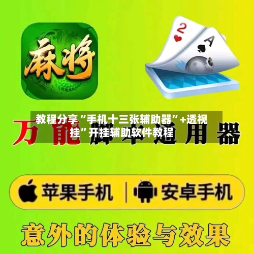 教程分享“手机十三张辅助器”+透视挂”开挂辅助软件教程