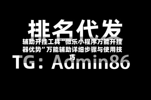辅助开挂工具“微乐小程序万能开挂器优势	”万能辅助详细步骤与使用技巧-第3张图片