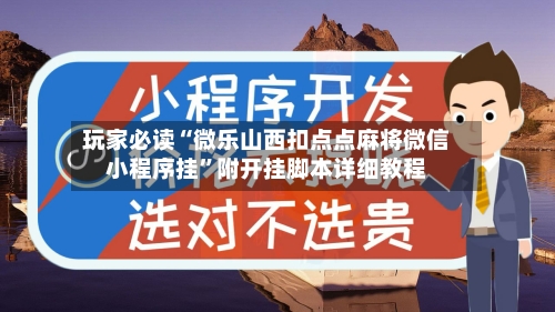 玩家必读“微乐山西扣点点麻将微信小程序挂”附开挂脚本详细教程-第2张图片