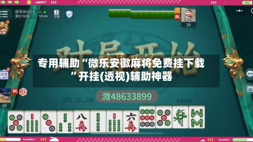 专用辅助“微乐安徽麻将免费挂下载	”开挂(透视)辅助神器-第3张图片