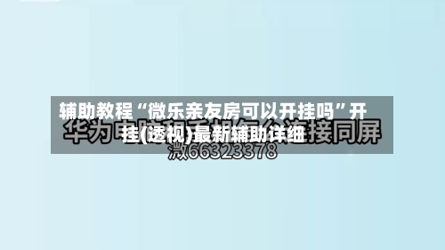 辅助教程“微乐亲友房可以开挂吗	”开挂(透视)最新辅助详细-第2张图片