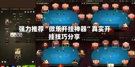 强力推荐“微乐开挂神器”真实开挂技巧分享