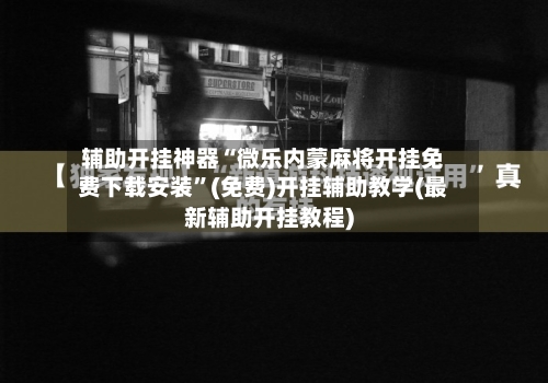 辅助开挂神器“微乐内蒙麻将开挂免费下载安装”(免费)开挂辅助教学(最新辅助开挂教程)
