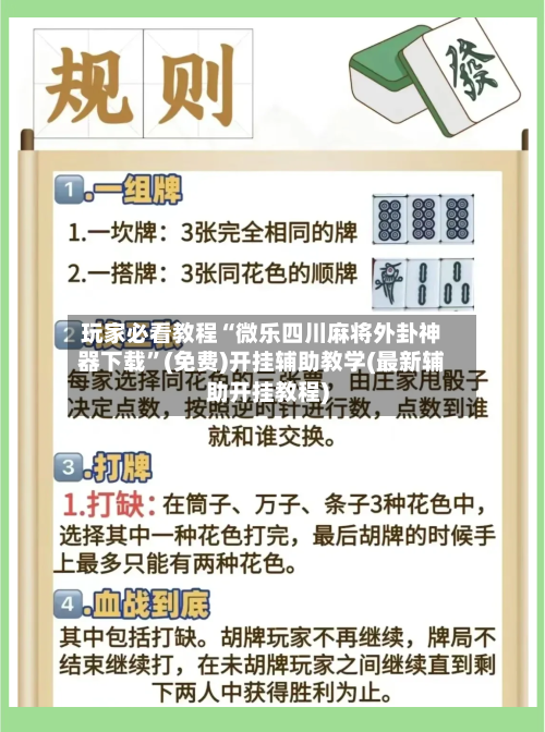 玩家必看教程“微乐四川麻将外卦神器下载	”(免费)开挂辅助教学(最新辅助开挂教程)-第2张图片