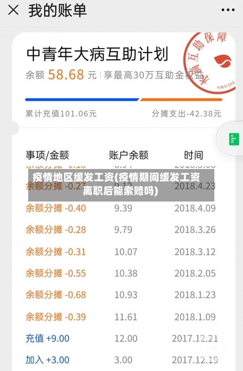 疫情地区缓发工资(疫情期间缓发工资 离职后能索赔吗)