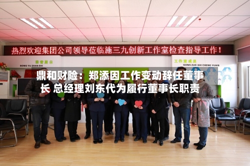 鼎和财险：郑添因工作变动辞任董事长 总经理刘东代为履行董事长职责-第2张图片