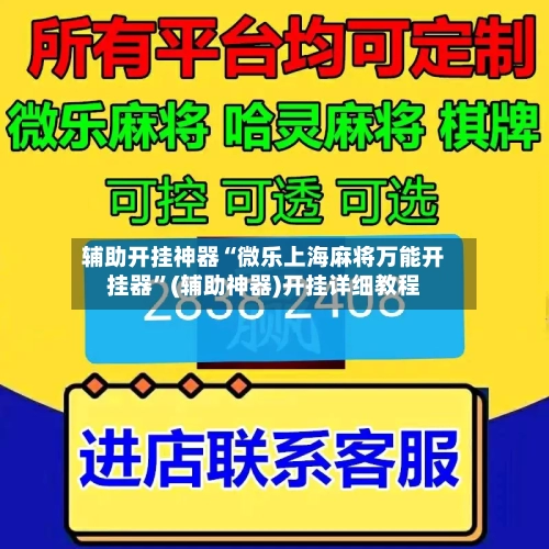 辅助开挂神器“微乐上海麻将万能开挂器”(辅助神器)开挂详细教程