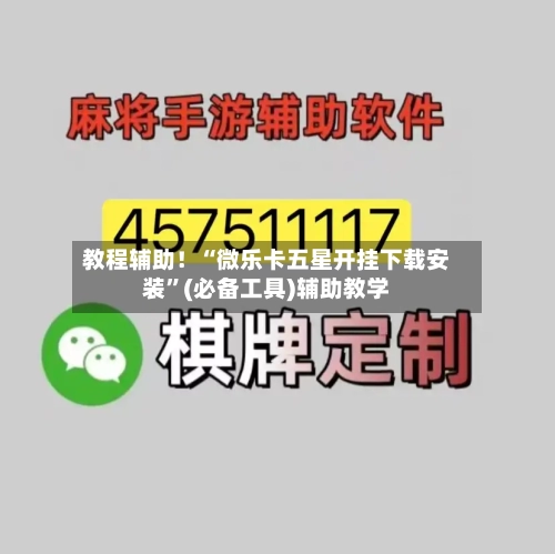 教程辅助！“微乐卡五星开挂下载安装”(必备工具)辅助教学-第2张图片