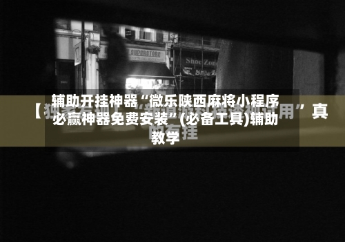 辅助开挂神器“微乐陕西麻将小程序必赢神器免费安装	”(必备工具)辅助教学-第2张图片