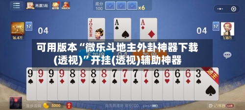 可用版本“微乐斗地主外卦神器下载(透视)”开挂(透视)辅助神器-第2张图片