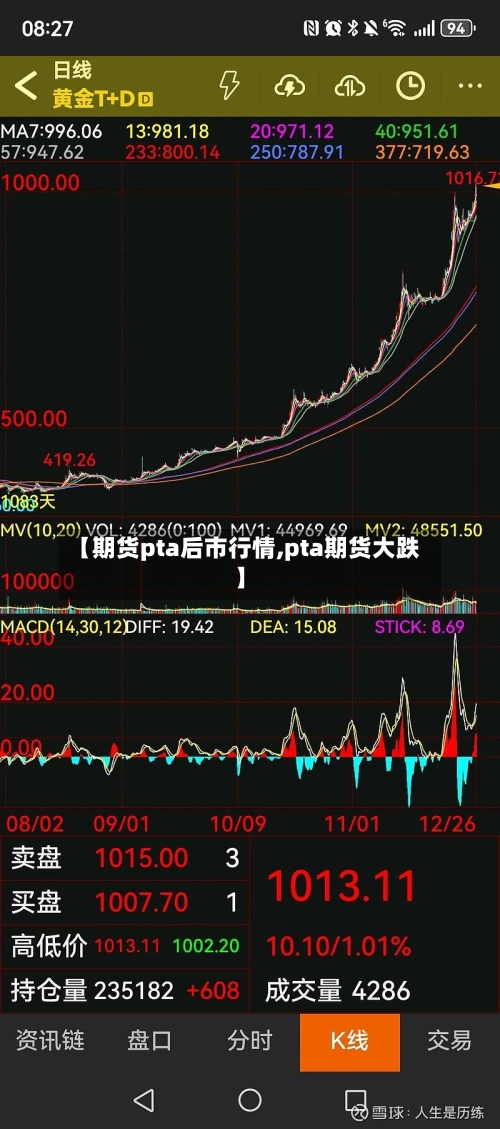【期货pta后市行情,pta期货大跌】