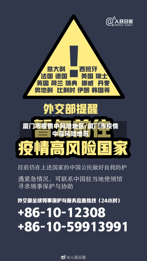 厦门市疫情中风险地区/厦门市疫情中高风险地区-第2张图片