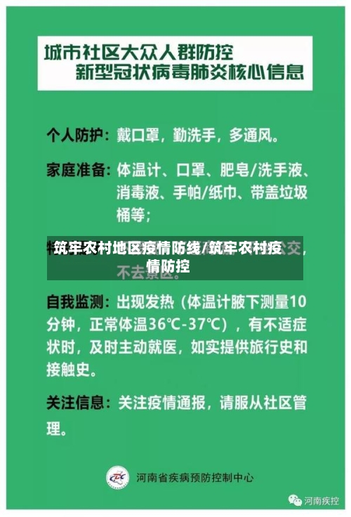 筑牢农村地区疫情防线/筑牢农村疫情防控-第2张图片