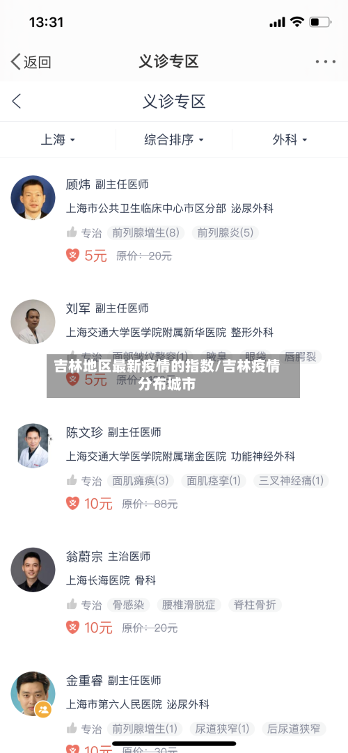 吉林地区最新疫情的指数/吉林疫情分布城市