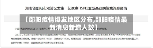 【邵阳疫情爆发地区分布,邵阳疫情最新消息新增人数】