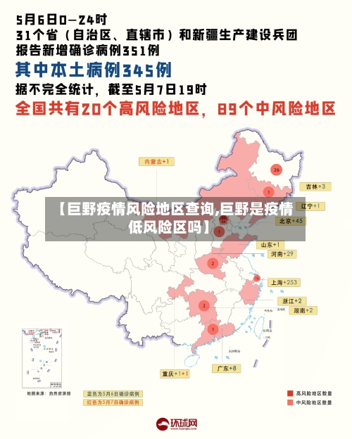 【巨野疫情风险地区查询,巨野是疫情低风险区吗】