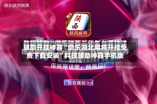 辅助开挂神器“微乐湖北麻将开挂免费下载安装”科技辅助神器手机版-第3张图片
