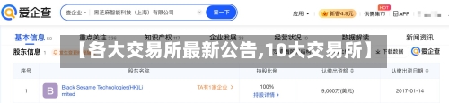 【各大交易所最新公告,10大交易所】-第2张图片