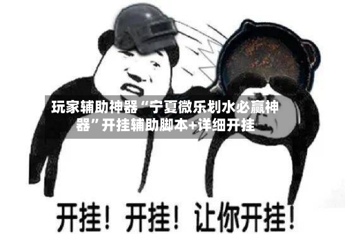 玩家辅助神器“宁夏微乐划水必赢神器”开挂辅助脚本+详细开挂