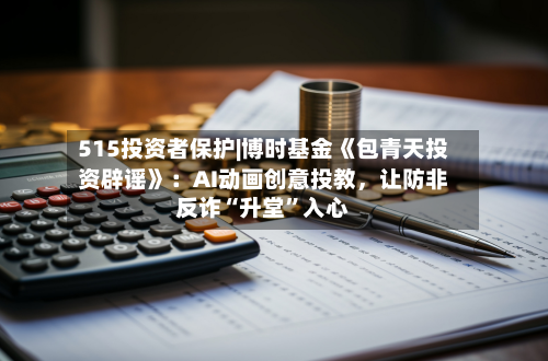 515投资者保护|博时基金《包青天投资辟谣》:AI动画创意投教,让防非反诈“升堂”入心