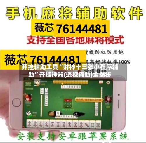 开挂辅助工具“财神十三张小程序辅助”开挂神器{透视辅助}全揭秘