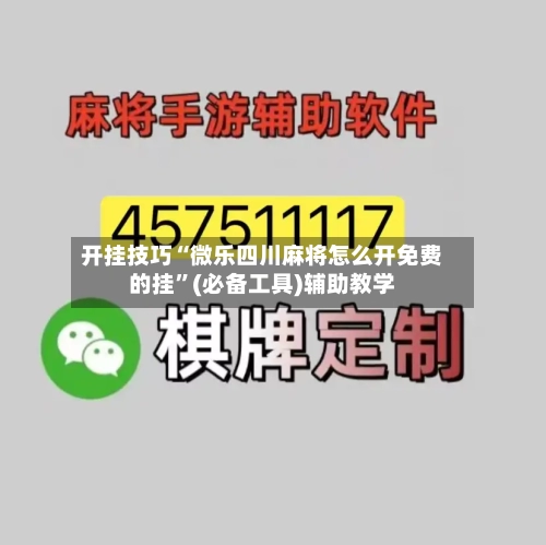 开挂技巧“微乐四川麻将怎么开免费的挂”(必备工具)辅助教学