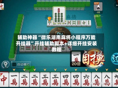 辅助神器“微乐湖南麻将小程序万能开挂器”开挂辅助脚本+详细开挂安装教程-第2张图片