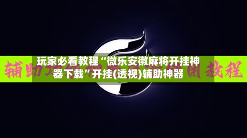 玩家必看教程“微乐安徽麻将开挂神器下载	”开挂(透视)辅助神器-第2张图片