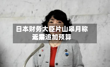 日本财务大臣片山皋月称近来
无需追加预算