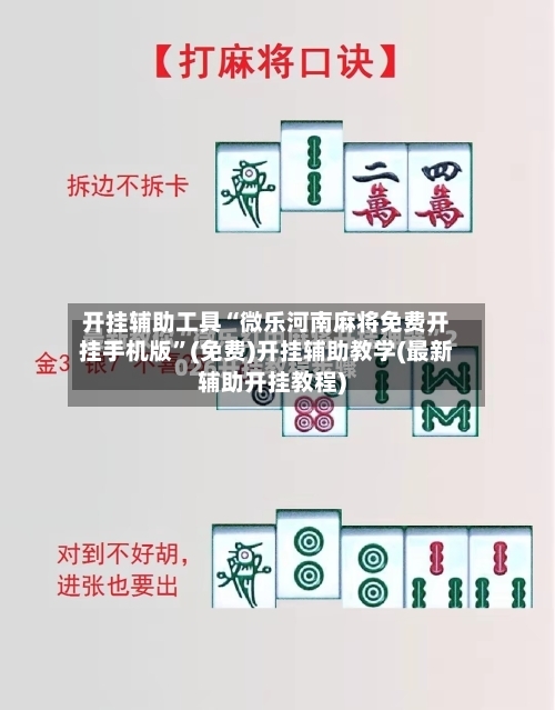 开挂辅助工具“微乐河南麻将免费开挂手机版”(免费)开挂辅助教学(最新辅助开挂教程)-第3张图片