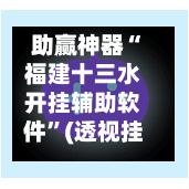 助赢神器“福建十三水开挂辅助软件	”(透视挂)详细用法教程-第2张图片